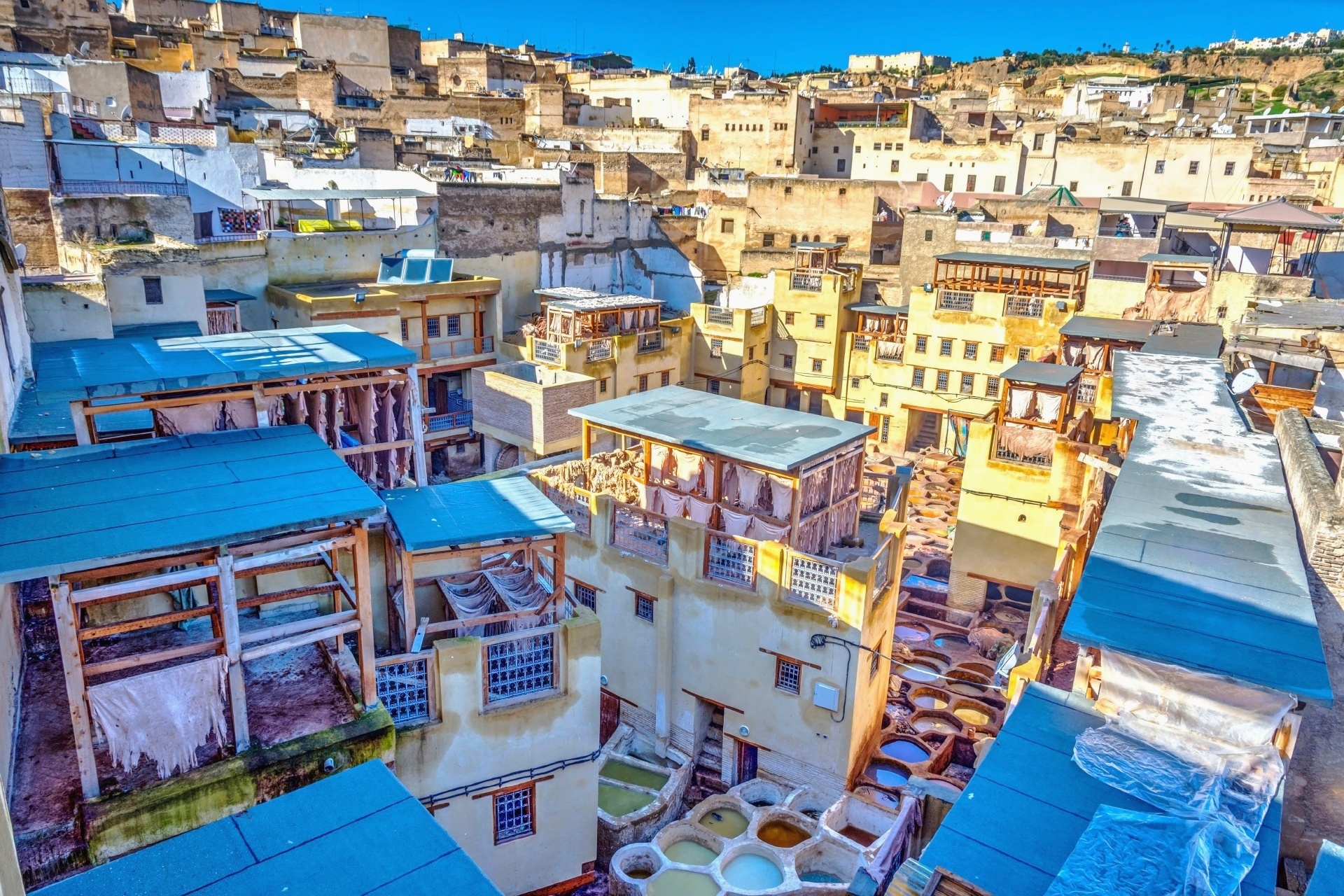 フェズの町並み　モロッコの風景